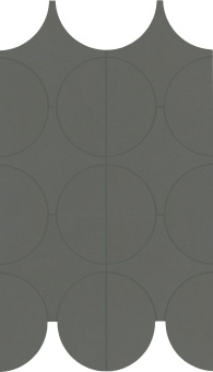 MARAZZI CEMENTUM INDIGO MOSAICO CERCHI 23,8X41,4