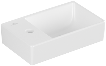 РАКОВИНА 36Х22 VILLEROY&BOCH AVENTO, STONE WHITE (43003RRW)