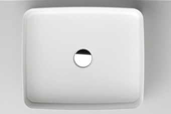 РАКОВИНА НАКЛАДНАЯ 45Х38 СМ GALASSIA SMART B, БЕЛЫЙ МАТОВЫЙ (7414MT)