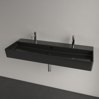 РАКОВИНА ПОДВЕСНАЯ 120Х47 VILLEROY&BOCH MEMENTO 2.0, EBONY (4A22CKS5)