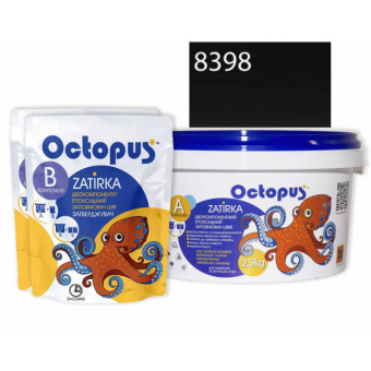 ЭПОКСИДНАЯ ЗАТИРКА OCTOPUS ZATIRKA 2-КОМП. ЦВЕТ СЕРЫЙ 8398 2,5 КГ (8398-2)