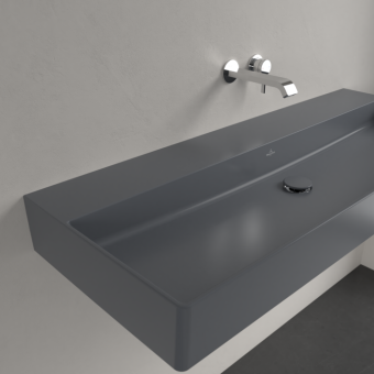 РАКОВИНА ПОДВЕСНАЯ 120Х47 VILLEROY&BOCH MEMENTO 2.0, GRAPHITE (4A22C3I4)