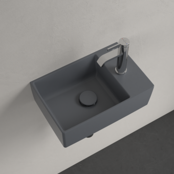 РАКОВИНА ПОДВЕСНАЯ 40Х26 VILLEROY&BOCH MEMENTO 2.0, GRAPHITE (43234GI4)