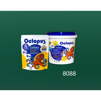 ЭПОКСИДНАЯ ЗАТИРКА OCTOPUS ZATIRKA 2-КОМП. ЦВЕТ ЗЕЛЕНО-МЯТНЫЙ 8088 1,25 КГ (8088-1)
