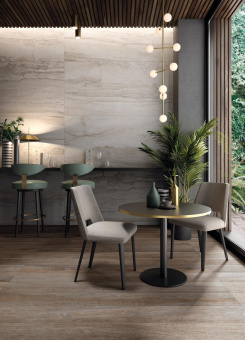 LA FAENZA CERAMICA BIANCO TRA ON 90 LP POL 90X90X1