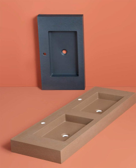 РАКОВИНА 120X46 CM SANYCCES CLEVER, АНТРАЦИТ (LV3041204612AN)