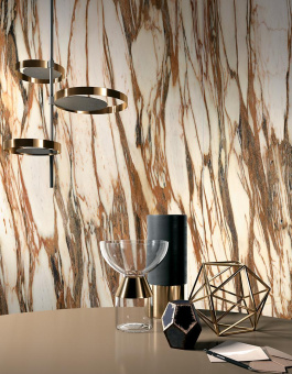 MIRAGE WA 01 CALACATTA COPPER LUC SQ 80X16X0,9