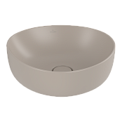 РАКОВИНА НАКЛАДНАЯ АССИМЕТРИЧНАЯ 40Х39,5 СМ VILLEROY&BOCH ANTAO, ALMOND (4А7240АМ)