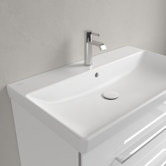 РАКОВИНА 80Х47 VILLEROY&BOCH AVENTO, STONE WHITE (415680RW)