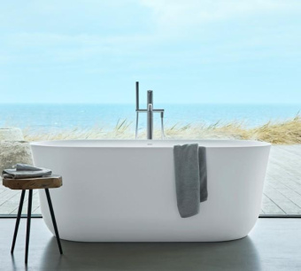 ВАННА КАМЕННАЯ DURAVIT SOLEIL BY STARCK 160Х80 СМ, БЕЛАЯ (700516000000000)