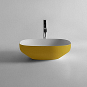 РАКОВИНА НАКЛАДНАЯ 50 СМ ANTONIO LUPI AGO, ЖЕЛТЫЙ (AGO3 MOSTARDA)