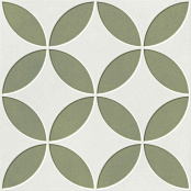 HARMONY MAYARI GREEN PETALS LT 22,3x22,3x0,9