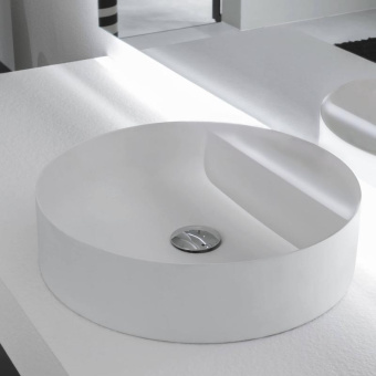 РАКОВИНА НАКЛАДНАЯ 45 СМ ANTONIO LUPI SIMPLO, БЕЛЫЙ (SIMPLOTONDO BIANCO)