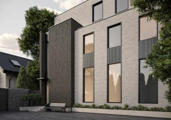 PARADYZ KLINKIER CARRIZO GREY STOPNICA PROSTA STRUKTURA MAT 30X60