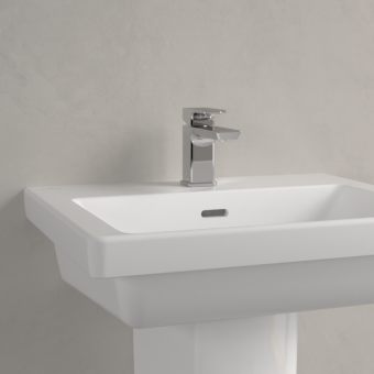РАКОВИНА 55Х44 VILLEROY&BOCH SUBWAY 3.0, STONE WHITE (4A7055RW)