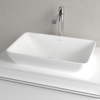 РАКОВИНА 55,5Х36 VILLEROY&BOCH VENTICELLO, STONE WHITE (411355RW)