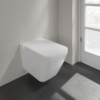 ПОДВЕСНОЙ БЕЗОБОДКОВЫЙ УНИТАЗ VILLEROY&BOCH FINION, STONE WHITE (4664R0RW)