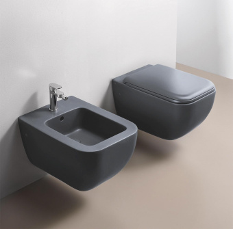 УНИТАЗ ПОДВЕСНОЙ CIELO SHUI COMFORT, СЕРЫЙ (SHCOVS-BR)