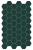 TERRATINTA MAGICA HEXA FLOOR GREEN ECHO MATT 140X160