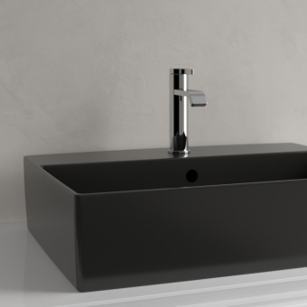 РАКОВИНА НАКЛАДНАЯ 60Х42 VILLEROY&BOCH MEMENTO 2.0, EBONY (4A0760S5)