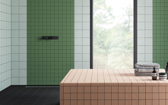 MUTINA DIN LIGHT BLUE GLOSSY 15X15