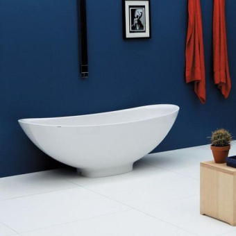 ВАННА ИЗ ИСКУССТВЕННОГО КАМНЯ FLAMINIA IO 165Х70 СМ, WHITE (IO70SM)