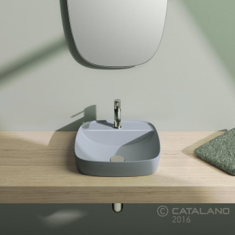 КЕРАМИЧЕСКАЯ РАКОВИНА 42 СМ CATALANO GREEN LUX, ГОЛУБАЯ (142GRLXAS)