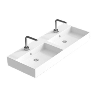 РАКОВИНА 121Х46 СМ GALASSIA MEG11, БЕЛЫЙ МАТОВЫЙ (8966MT)