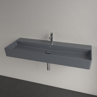 РАКОВИНА ПОДВЕСНАЯ 120Х47 VILLEROY&BOCH MEMENTO 2.0, GRAPHITE (4A22CHI4)
