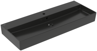 РАКОВИНА ПОДВЕСНАЯ 120Х47 VILLEROY&BOCH MEMENTO 2.0, EBONY (4A22C5S5)