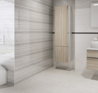 OPOCZNO MIRROR GREY INSERTO GEO 25X75