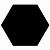 Фото плитки ALMERA CERAMICA VERSALLES BLACK HEX 19,8Х22,8 из коллекции ALMERA VERSALLES 