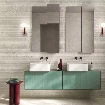 ITALGRANITI DORSET DR01BAR BIANCO CROSS CUT RIBBED SQ. 120Х60