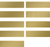 WOW GRADIENT DECOR GOLD MATT 7,5X30