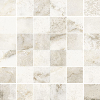 RICCHETTI CERAMICHE RETRO PURE 5X5 GESSO NATURAL RETT 30X30