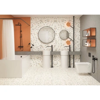 MEGAGRES TERRAZZO AGRIMSTONE IVORY M. 60X60