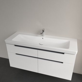 РАКОВИНА 130Х47 VILLEROY&BOCH SUBWAY 2.0, WHITE ALPIN (7176D001)