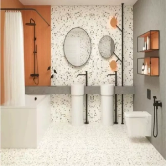 MEGAGRES TERRAZZO AGRIMSTONE IVORY M. 60X120