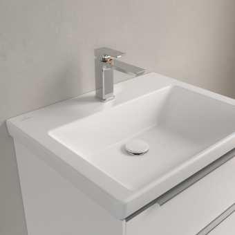 РАКОВИНА 60Х47 VILLEROY&BOCH SUBWAY 3.0, STONE WHITE (4A7061RW)