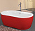 ВАННА АКРИЛОВАЯ KOLPA SAN SIRIS-FS 178X88 СМ WHITE-RED (3838987 596417)
