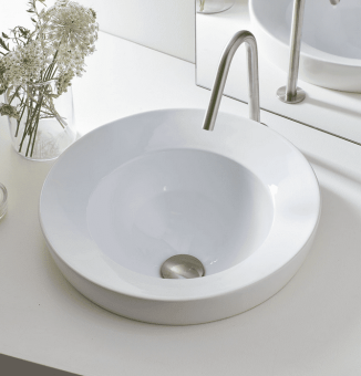 КЕРАМИЧЕСКАЯ РАКОВИНА 45 СМ AXA DP, СЕРАЯ МАТОВАЯ (831009)