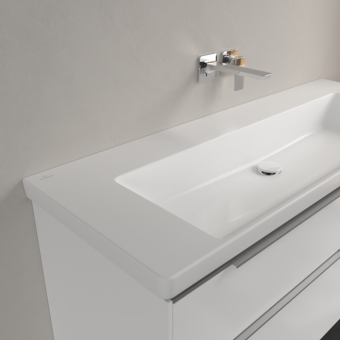 РАКОВИНА 130Х47 VILLEROY&BOCH SUBWAY 3.0, STONE WHITE (4A70D3RW)