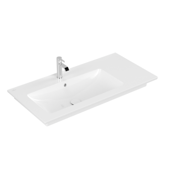 РАКОВИНА 100Х50 VILLEROY&BOCH VENTICELLO, WHITE ALPIN CERAMICPLUS (4134L1R1)