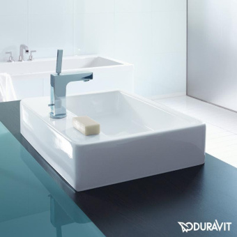 КЕРАМИЧЕСКАЯ РАКОВИНА 59,5 СМ DURAVIT VERO, БЕЛАЯ (0452600041)