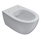 ПОДВЕСНОЙ БЕЗОБОДКОВЫЙ УНИТАЗ GLOBO 4ALL, БЕЛЫЙ МАТОВЫЙ (MDS03BO)