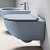 ПОДВЕСНОЙ БЕЗОБОДКОВЫЙ УНИТАЗ CATALANO SFERA NEWFLUSH, ГОЛУБОЙ (1VSF54RAS)