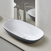 РАКОВИНА НАКЛАДНАЯ 54 СМ ANTONIO LUPI VELO, ТЕМНО-СЕРЫЙ (VELO54 BIANCO-MATITA)