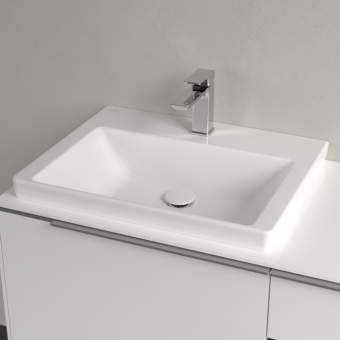РАКОВИНА 60Х47 VILLEROY&BOCH SUBWAY 3.0, WHITE ALPIN (4A706L01)