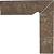 Фото плитки PARADYZ ILARIO BROWN ПРАВЫЙ 2 ЕЛ 8,1X30 из коллекции PARADYZ KLINKIER ILARIO 