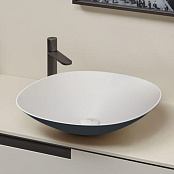 РАКОВИНА НАКЛАДНАЯ 54 СМ ANTONIO LUPI VELO, ТЕМНО-СЕРЫЙ (VELOTONDO54 BIANCO-MATITA)